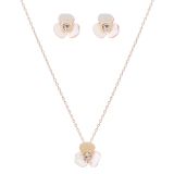 Buckley London Mother of Pearl Rose Gold Flower Set